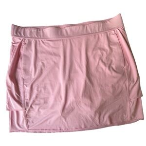 Belyn Key Pink Golf Tennis Skirt Skort, XL